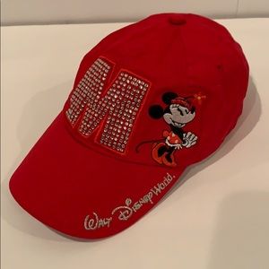 Minnie Mouse WDW Red Youth Baseball Hat